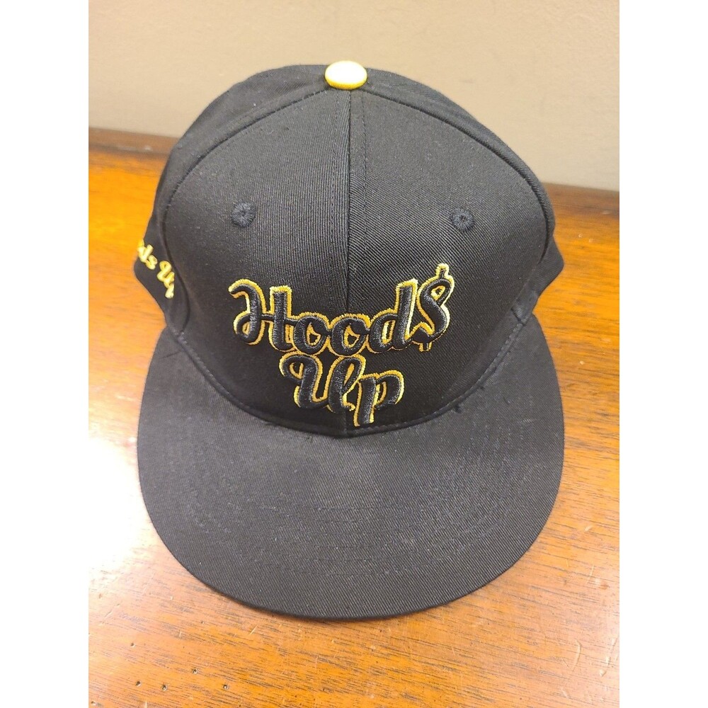 Ronnie Radke Hoods Up Black Yellow Snapback Trucker Hat Falling In Reverse Hood$